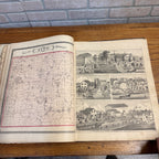 Antique 1874 Fond du Lac County Wisconsin Plat Map Complete Nice Condition