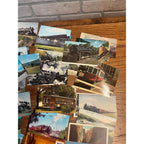 Huge Lot 1950s-1970s Railroad Train Postcards Locomotives Street Car Linen ++