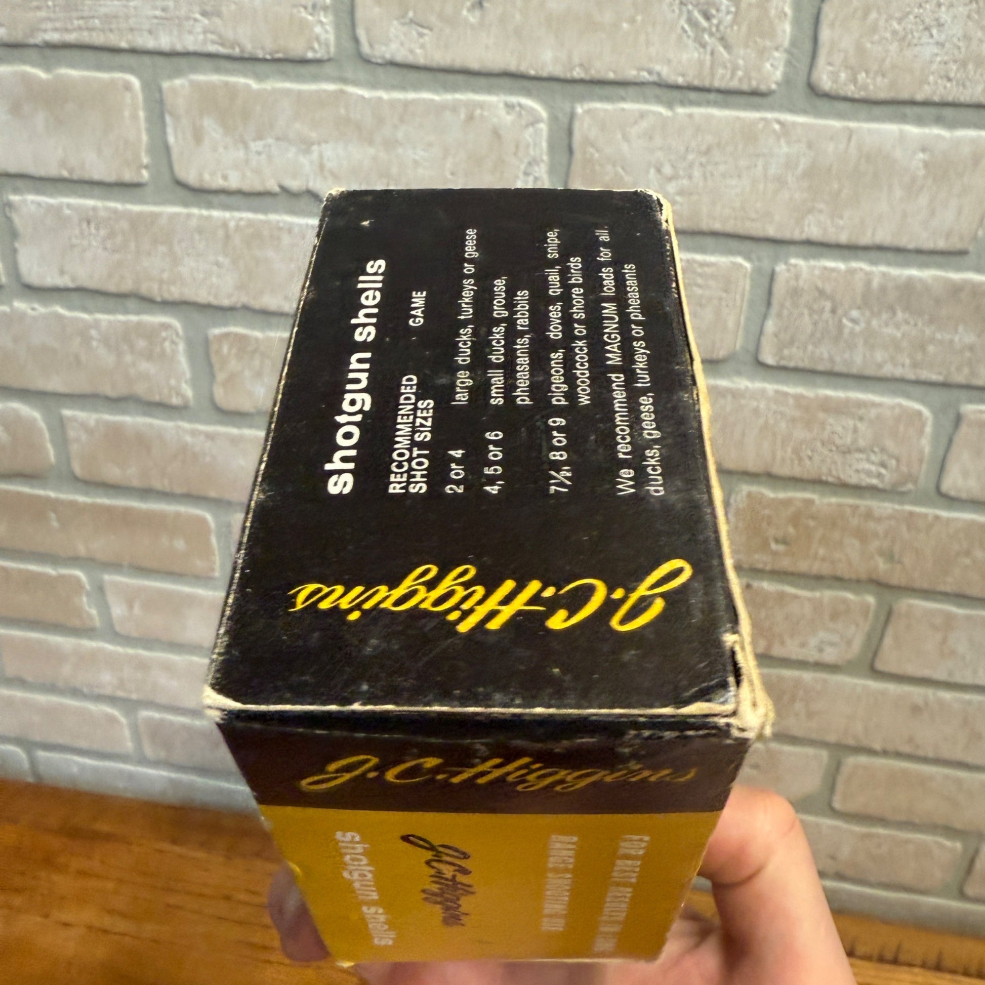 JC Higgins Empty Ammo Box Sears Roebuck 16 GA Sportload 25 Shotgun Shells