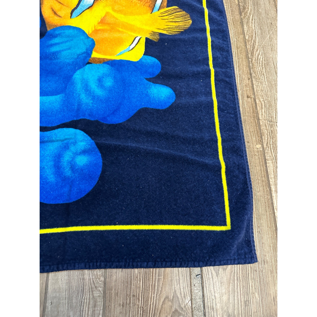 Vintage Waikiki Aquarium Hawaii Beach Bathroom Towel Fish