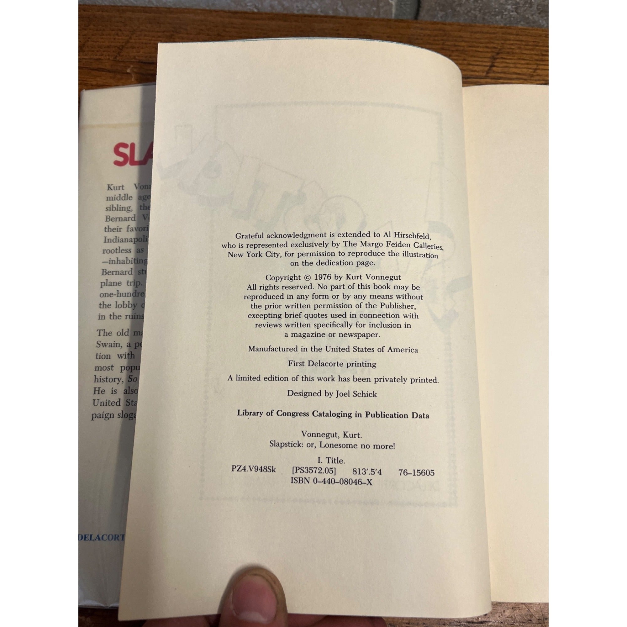 Kurt Vonnegut Book Lot: Breakfast of Champions, Jailbird, Galapagos, Slapstick