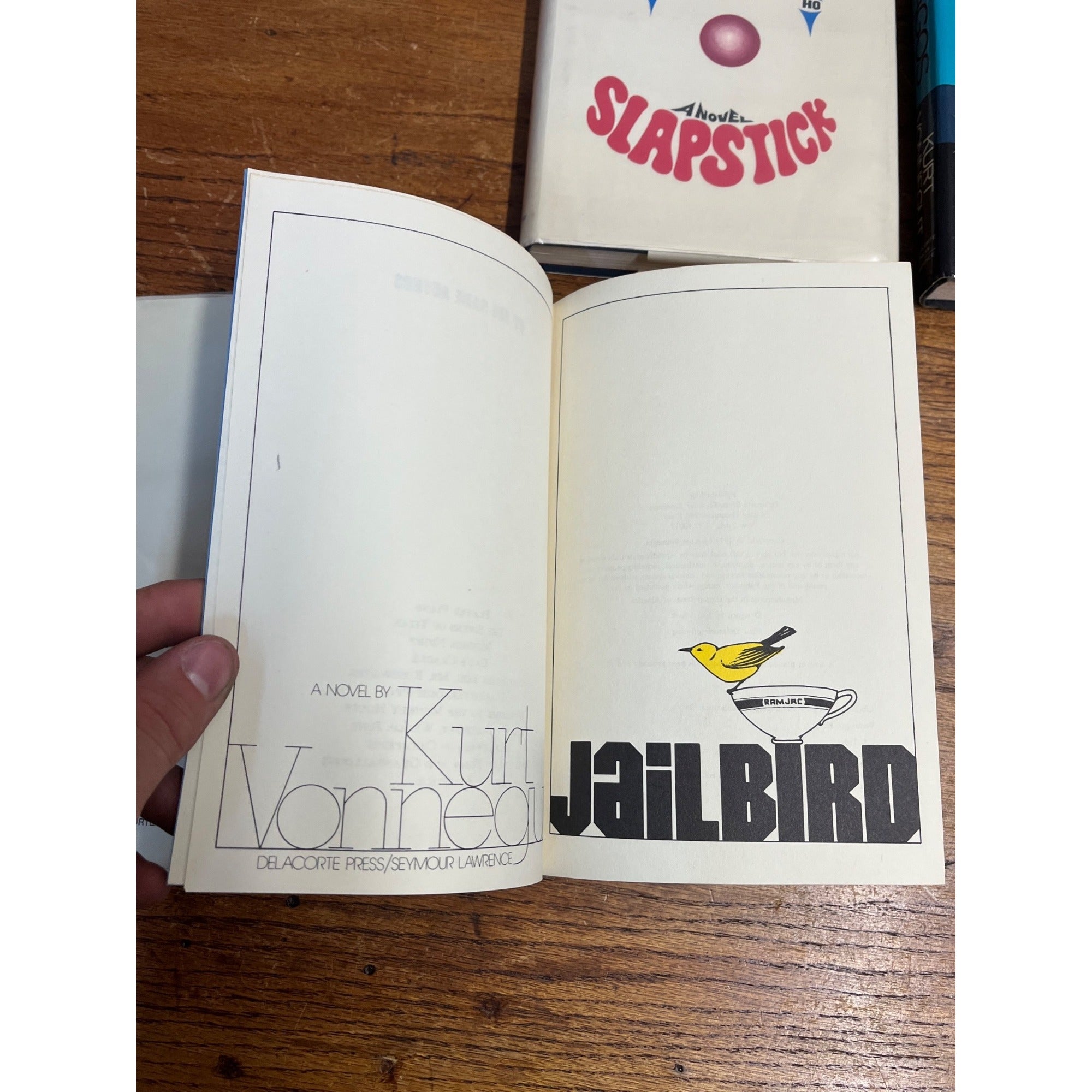 Kurt Vonnegut Book Lot: Breakfast of Champions, Jailbird, Galapagos, Slapstick