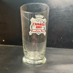 Vintage Canada Dry Ginger Ale Soda Fountain Glass Cup Footed Fountain Fresh