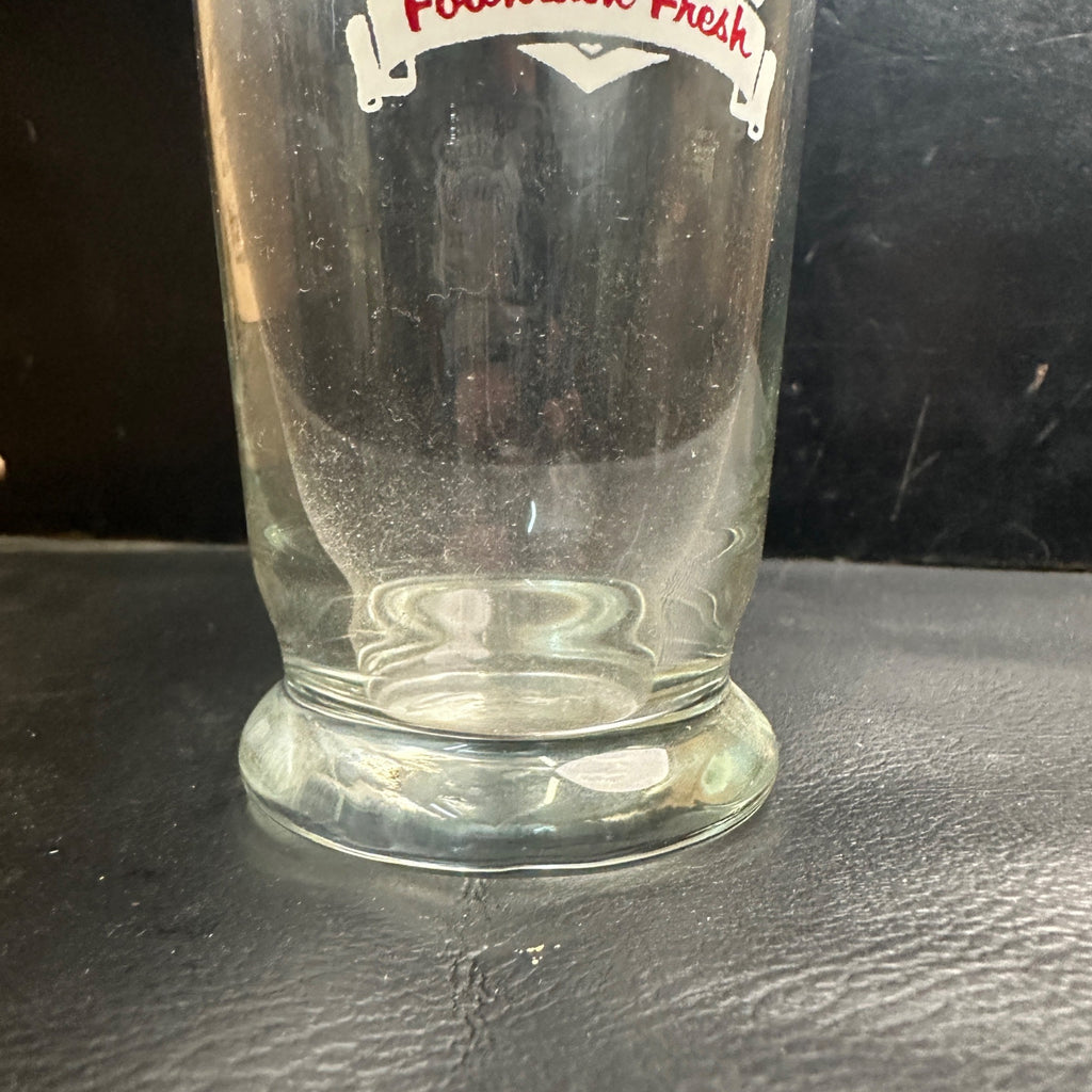 Vintage Canada Dry Ginger Ale Soda Fountain Glass Cup Footed Fountain Fresh