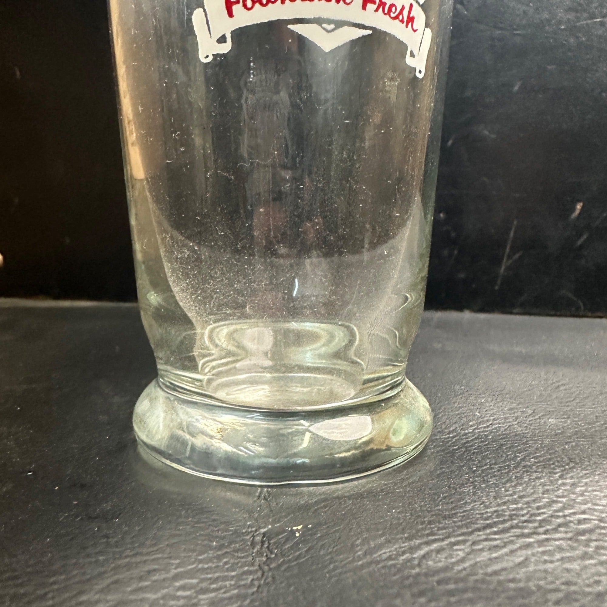 Vintage Canada Dry Ginger Ale Soda Fountain Glass Cup Footed Fountain Fresh