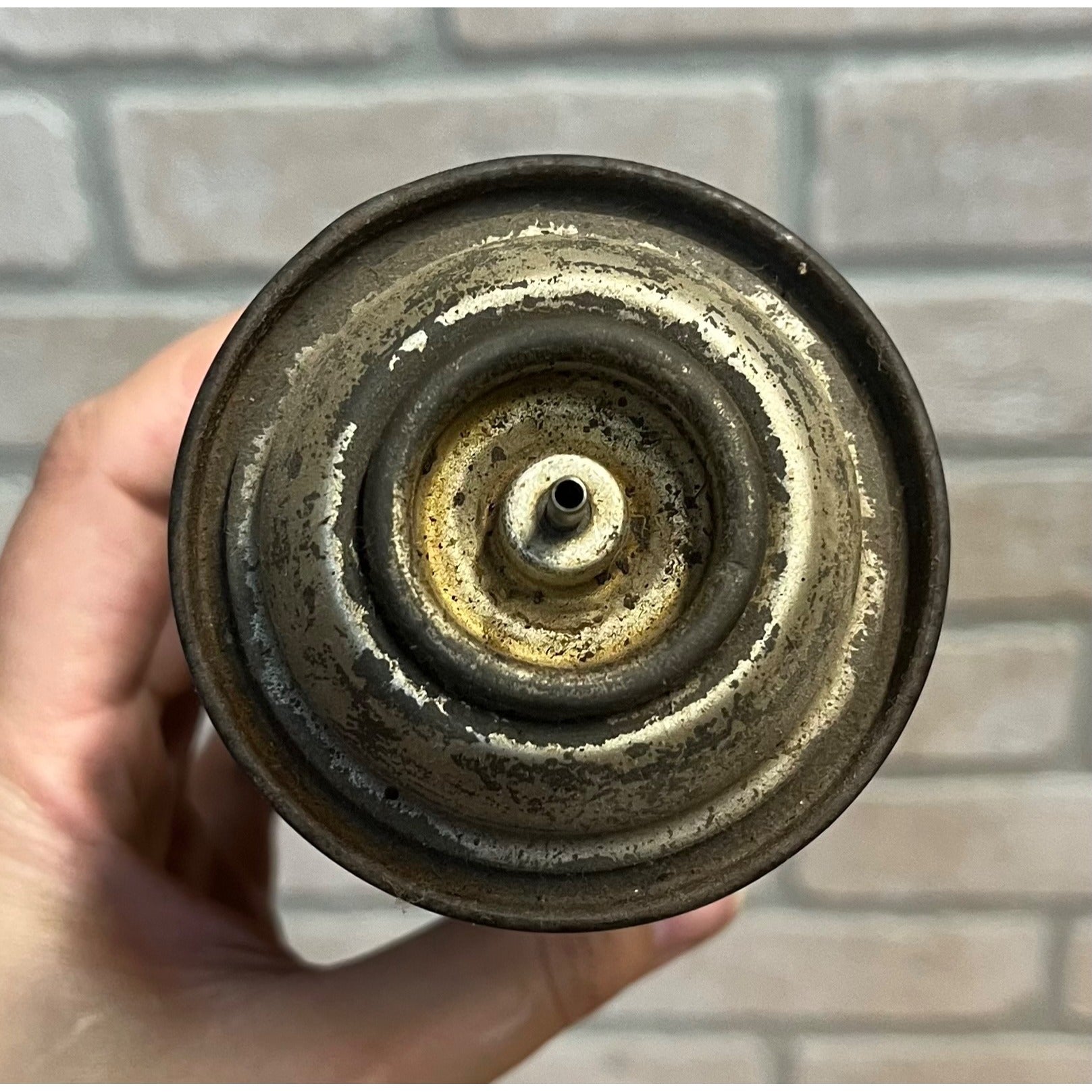 Vintage Nok-R-Ust Penetrating Oil Can By Shaler Co Waupun Wis Aerosol
