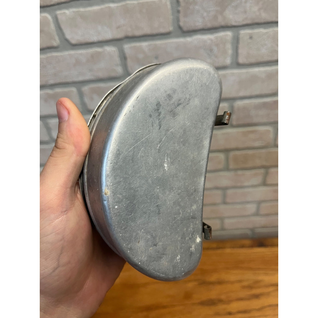 Aluminum Bait Keeper OLD PAL Fly Fishing Worm Tin Belt Box 6” X 3” Trout Bass