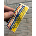 Vintage Budar's Barbeque Pewaukee Lake Wisconsin Restaurant Club FULL Matchbook