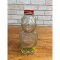 Vintage Glass Syrup Piggy Bank Fred Fear & Co. Brooklyn Bottle Jar Advertising