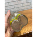 Vintage Glass Syrup Piggy Bank Fred Fear & Co. Brooklyn Bottle Jar Advertising