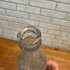 Vintage Wm. Warden Clear Embossed Soda Bottle Campbellsport Wisconsin 7oz WI Wis