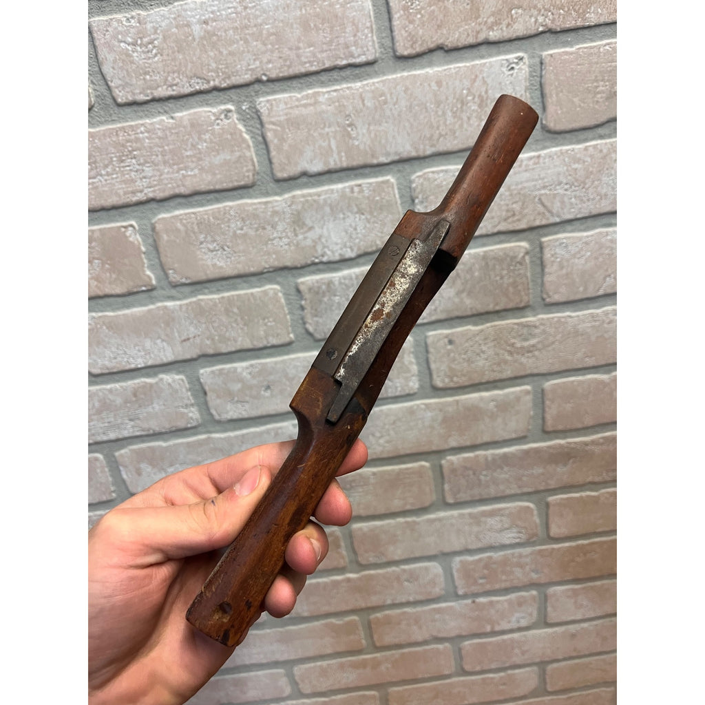 Dixon Hermitage Sheffield Plated Wooden Spokeshave Or Spoke Shave Woodworking Tool