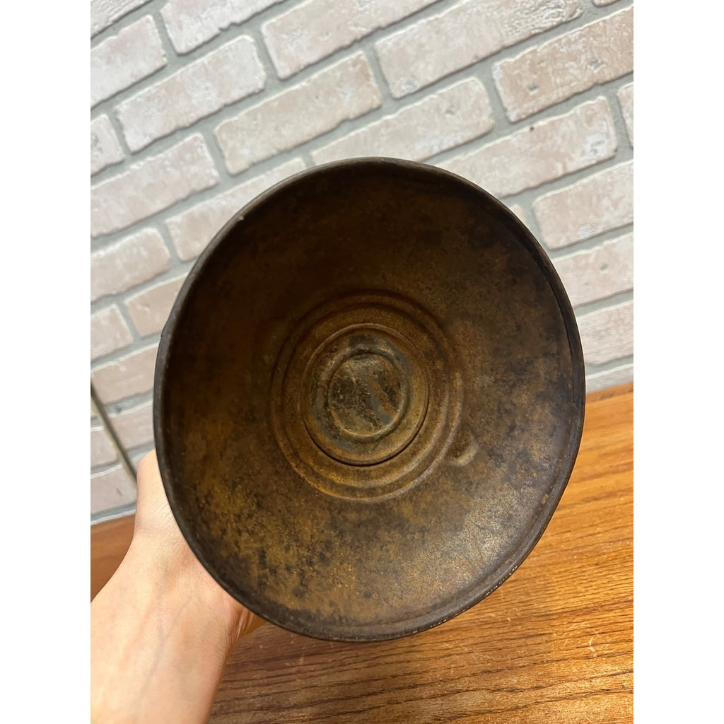 CHICAGO MILWAUKEE RAILROAD LANTERN BELL BOTTOM w/ Northwestern Globe C.M.& St. P. Ry 1895