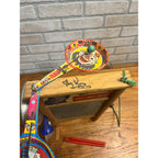 Vintage 1940s Mickey Rooney One Man Band Toy SIGNED Instrument
