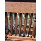 Vintage WM Rogers Silver Overlay Flatware Set "Wildwood" Pattern 48 Pieces in Wooden Presentation Storage Box Silverware
