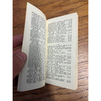 Vintage c1954 Milwaukee Directory Street Guide Booklet Travel Foster + Suburbs