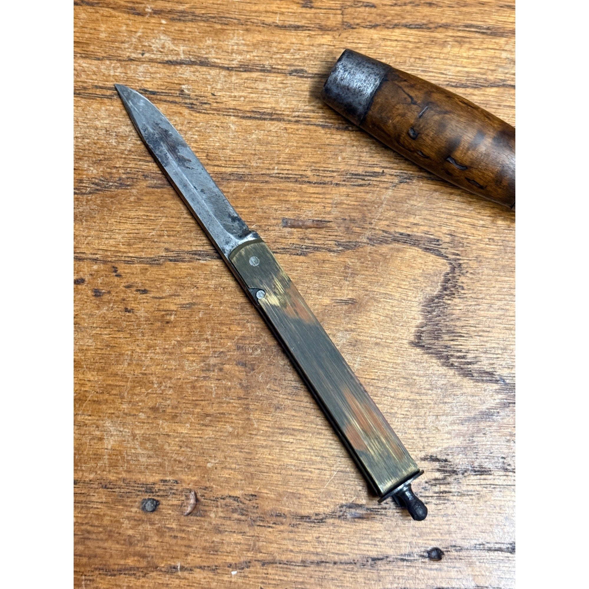 Antique Eskilstuna Sweden Barrel Pocket Knife A.J. Westersson 1889-1905 - Works