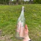 Antique Everett Club Bottling Co Massachusetts Mass 1 Pint 12 Oz Soda Bottle W/ Stopper