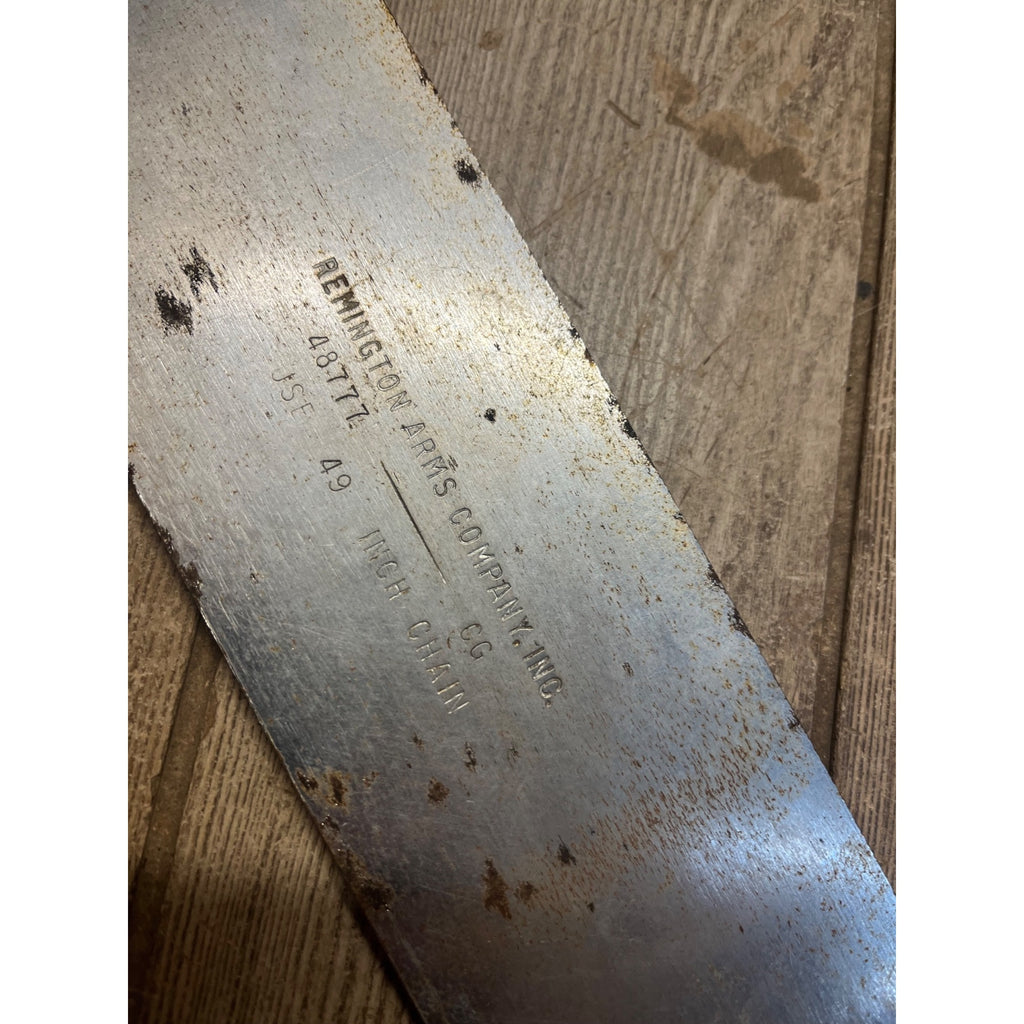 Vintage 1950s Remington Mall Chainsaw Guide Bar Sprocket Nose OEM 48777 - 48520