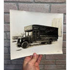Vintage Original 1920s Mack BC Truck Factory Promo Photograph Audubon Moving NY