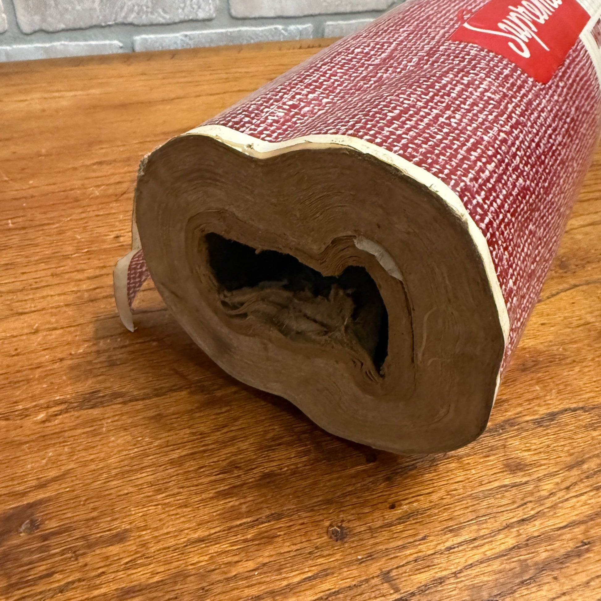 Vintage Supreme Bread Paper Wax Roll General Store Wrapping Paper Advertising