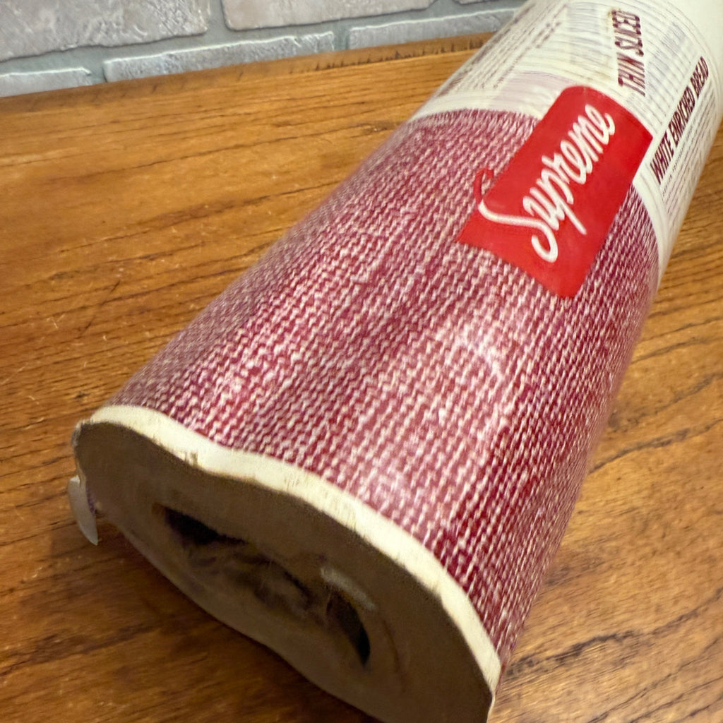 Vintage Supreme Bread Paper Wax Roll General Store Wrapping Paper Advertising