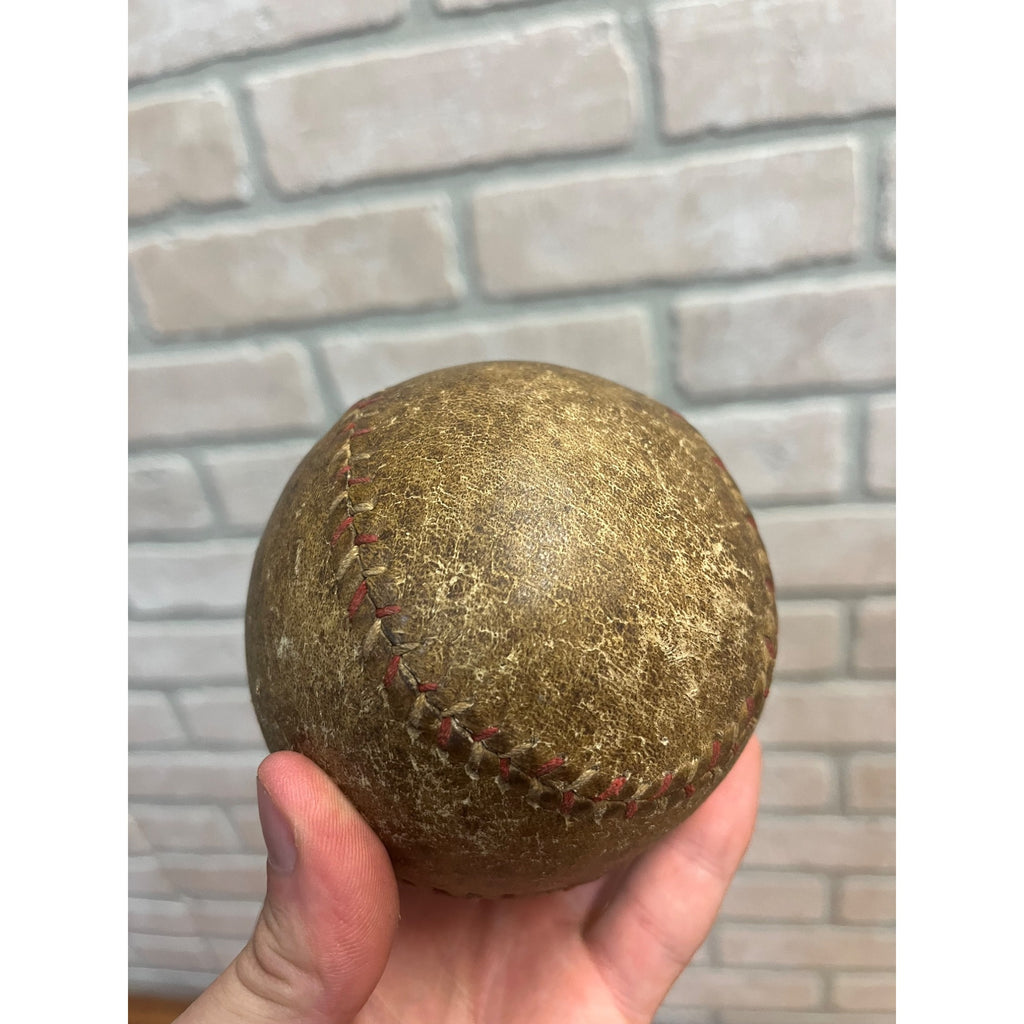 Vintage Early 1900s Soft Playground Baseball Red Stitched
