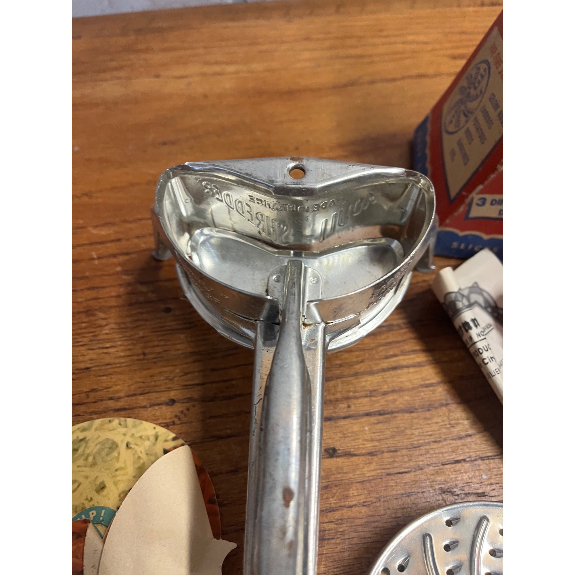 Vintage Moulinex Mouli-Julienne Slicer Grader Kitchen Decor