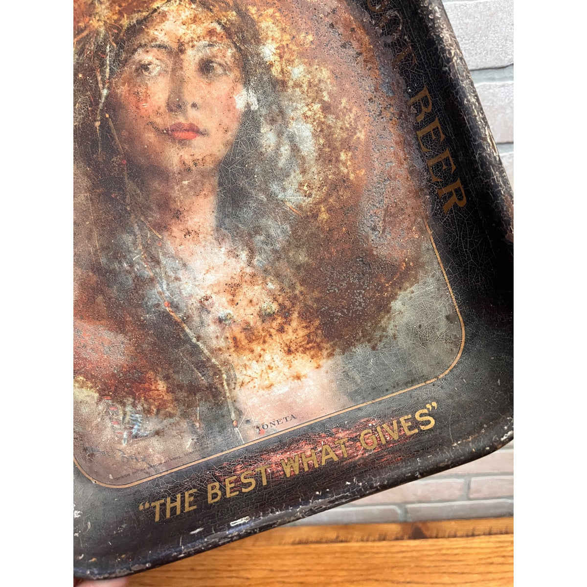 RARE Vintage 1920s John Graf Soda Advertising Tray Root Beer Milwaukee Wis