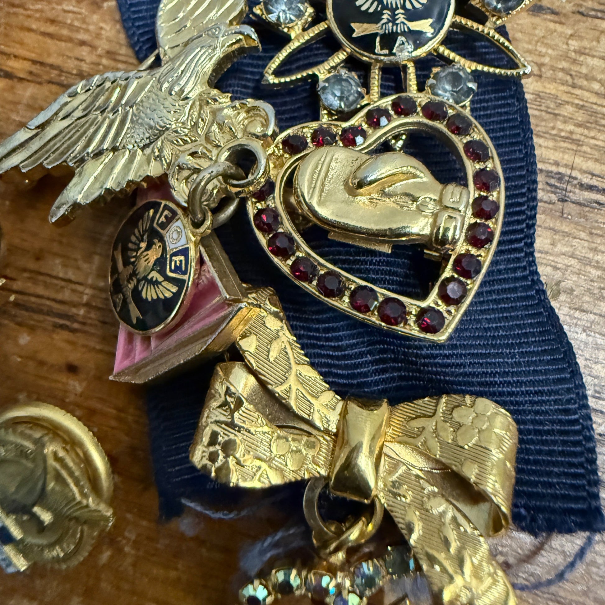 Huge Lot Ladies Auxiliary FOE Fraternal Order Eagles Hat Pins Pinbacks Lapels