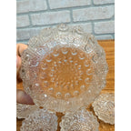 Vintage Childs Cut Glass Serving Bowl Set of 5