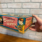 Vintage 1950's Battery Operated SCOTCH WATCH Lighted Eyes Dog Toy W/ Box