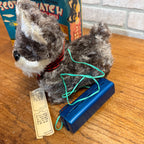 Vintage 1950's Battery Operated SCOTCH WATCH Lighted Eyes Dog Toy W/ Box