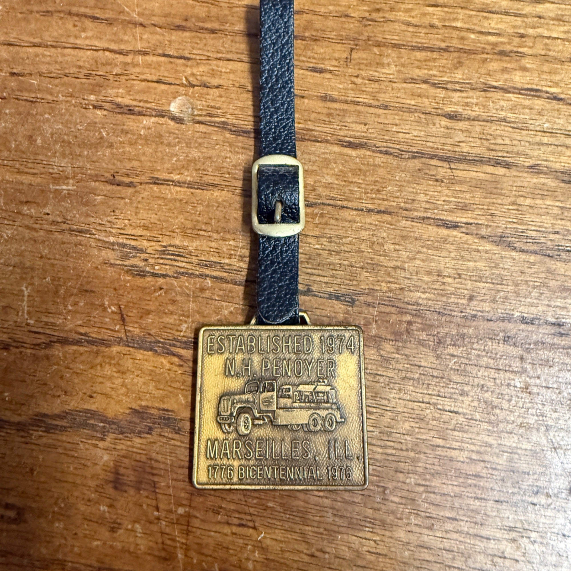 N. H. Penoyer Marseilles, IL. Bicentennial Watch Fob Limited Edition 143