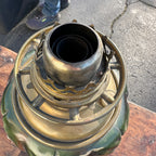 Antique Victorian Puffy Grape Cluster Parlor Table Oil Lamp