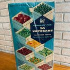 Vintage 1950s Unused VapoCans Wax Containers Frozen Foods 20-Pack Advertising