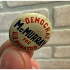 Vintage 1944 Howard J. McMurray Wisconsin Candidate Democrat for US Senate Pin Button