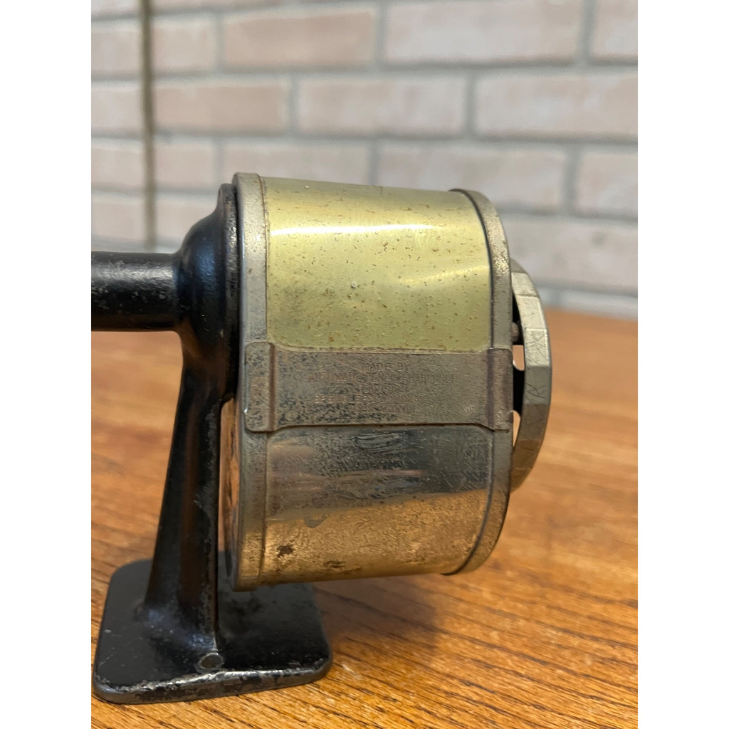 Vintage Automatic Pencil Sharpener Spengler Loomis Mfg Co Chicago Early Metal