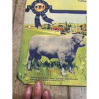 1920s Advertising Calendar Poster Fuller Goodman Farm Barn Dairy Scene