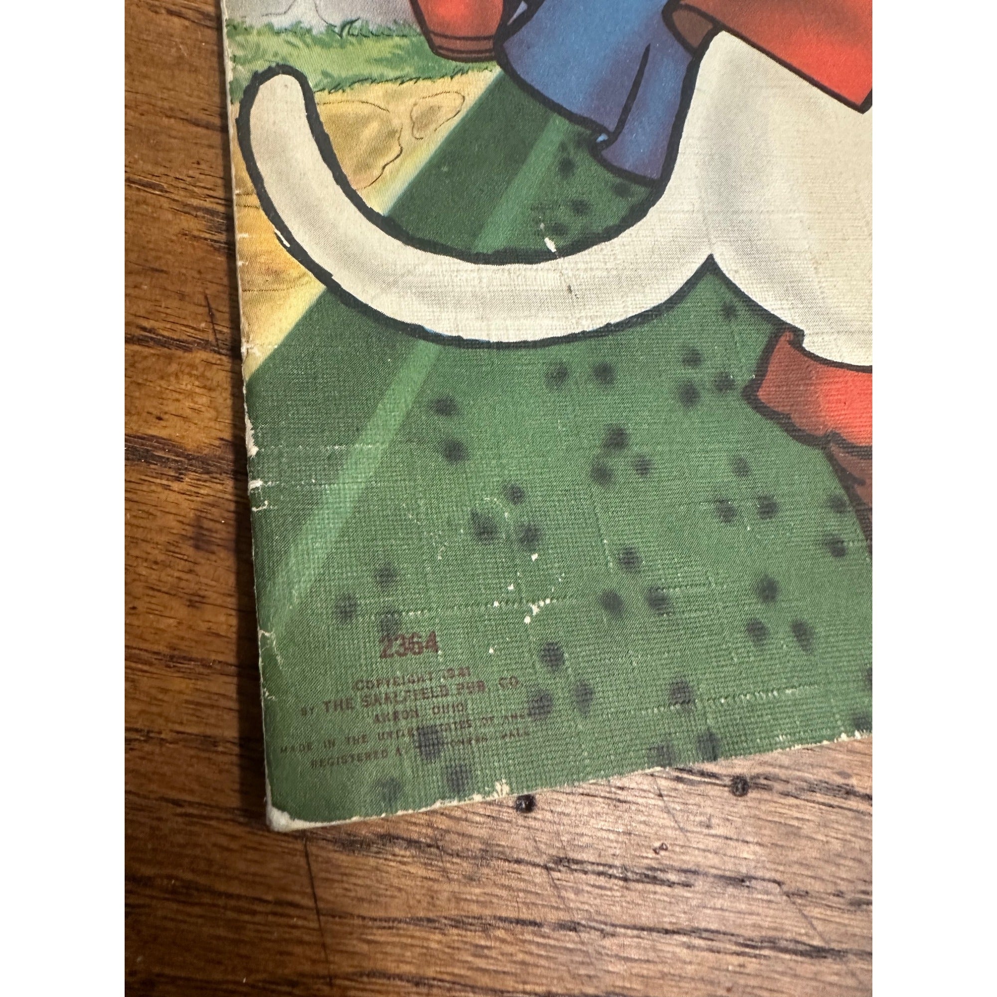 Vintage Puss In Boots Childrens Book 1941 Saalfield Publishing USA #2364