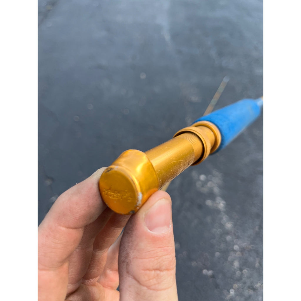 Vintage 1970s Fenwick Yellow Fiberglass Fly Rod Model FL112-9 -- RARE 9ft 4in