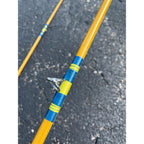 Vintage 1970s Fenwick Yellow Fiberglass Fly Rod Model FL112-9 -- RARE 9ft 4in