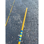 Vintage 1970s Fenwick Yellow Fiberglass Fly Rod Model FL112-9 -- RARE 9ft 4in