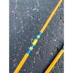 Vintage 1970s Fenwick Yellow Fiberglass Fly Rod Model FL112-9 -- RARE 9ft 4in