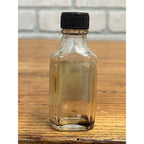 Vintage Original Apothecary Medicine Remedy Bottle w/ Poison Label Duraglas