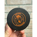 NHL Chicago Blackhawks + AHL Milwaukee Admirals -Promo Vintage Hockey Puck