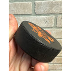 NHL Chicago Blackhawks + AHL Milwaukee Admirals -Promo Vintage Hockey Puck