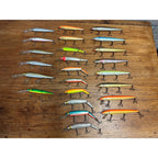 24 Vintage Rapala Rebel Smithwick Fishing Lures Husky Rogue Fastrac Spoonbill