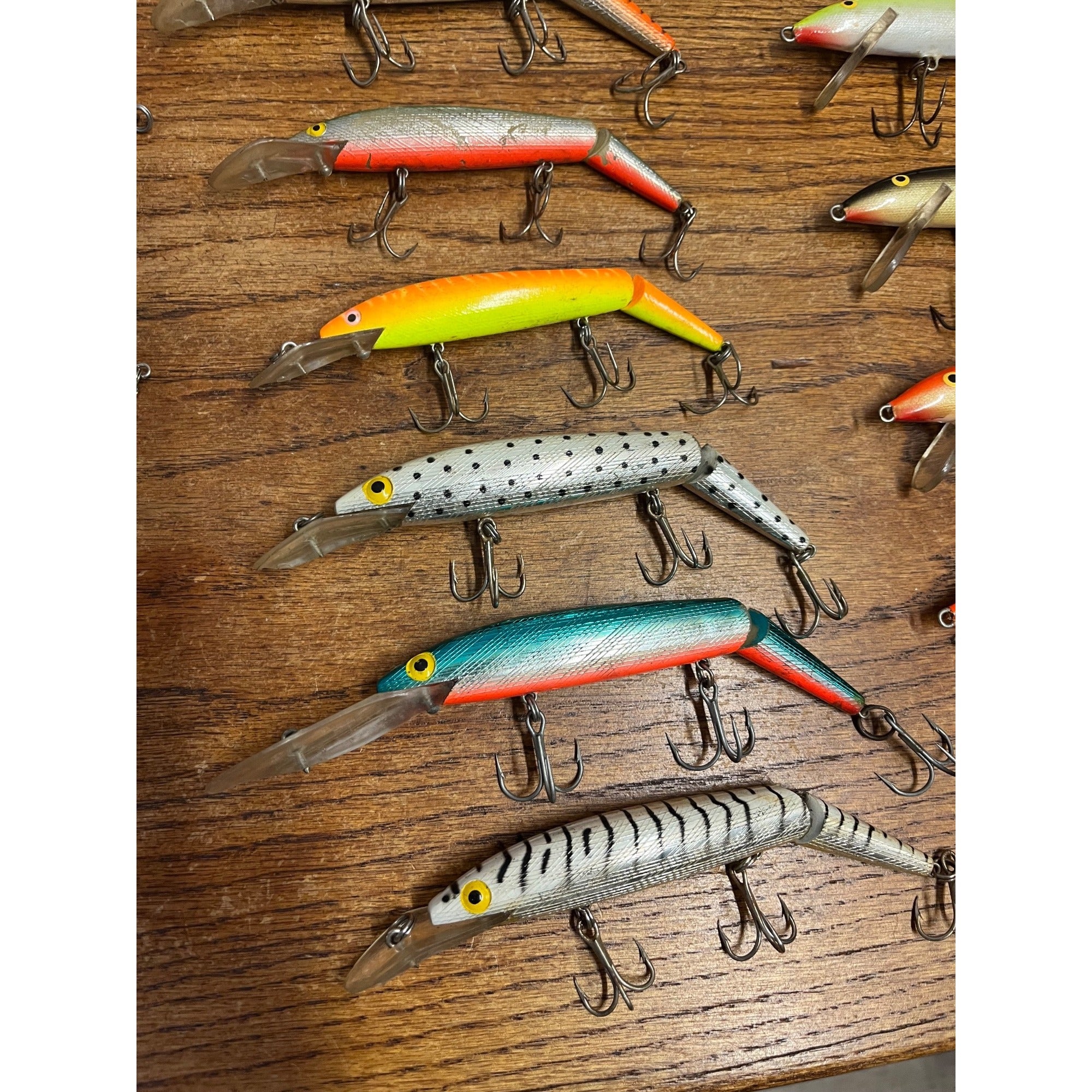 24 Vintage Rapala Rebel Smithwick Fishing Lures Husky Rogue Fastrac Spoonbill