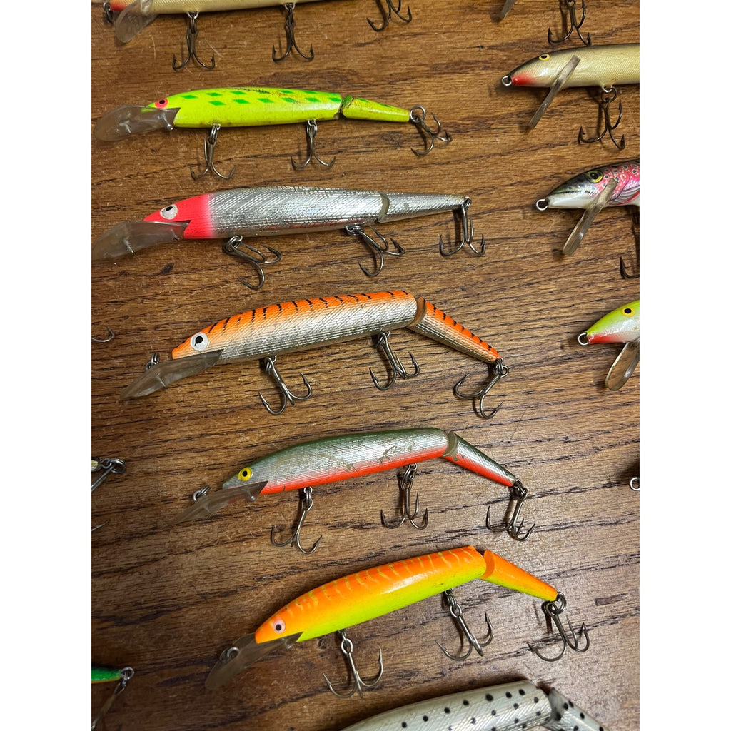 24 Vintage Rapala Rebel Smithwick Fishing Lures Husky Rogue Fastrac Spoonbill